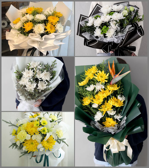 广东汕头市澄海区莲下镇白事花束代送